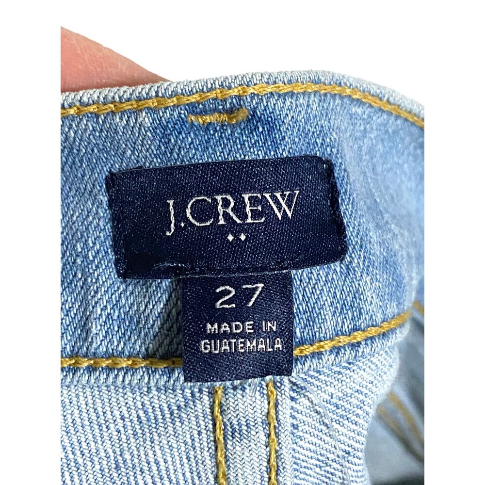 J Crew Denim Cut Off Raw Hem Denim Jean Shorts Womens 27 Casual Normcore NWT - Picture 5 of 9